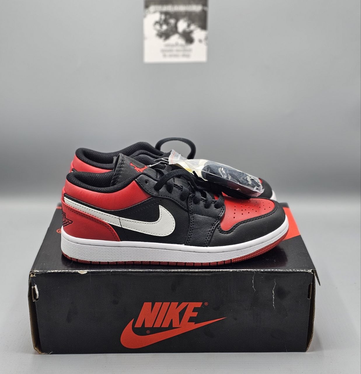 AIR JORDAN 1 LOW " ALTERNATE BRED TOE " 