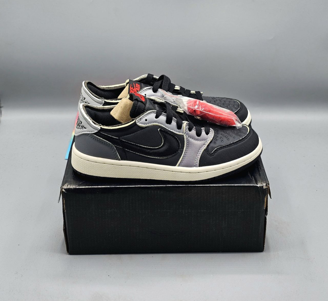 AIR JORDAN 1 LOW " BLACK SMOKE GREY " 