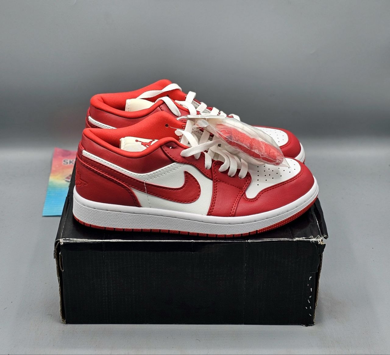 AIR JORDAN 1 LOW " GYM RED WHITE " 